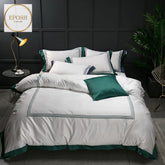 Baratta with Patch (White with Green Bratta Stitch set)